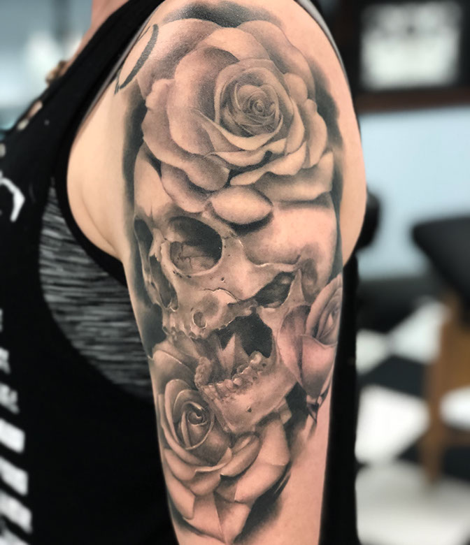 Tattoo Shop, Joe Buchman, Black and Grey Tattoos, Tattoo Shop Near Me, Tattoo Shop Clayton, Tattoo Shop Georgia, Tattoo Shop Mountain City,